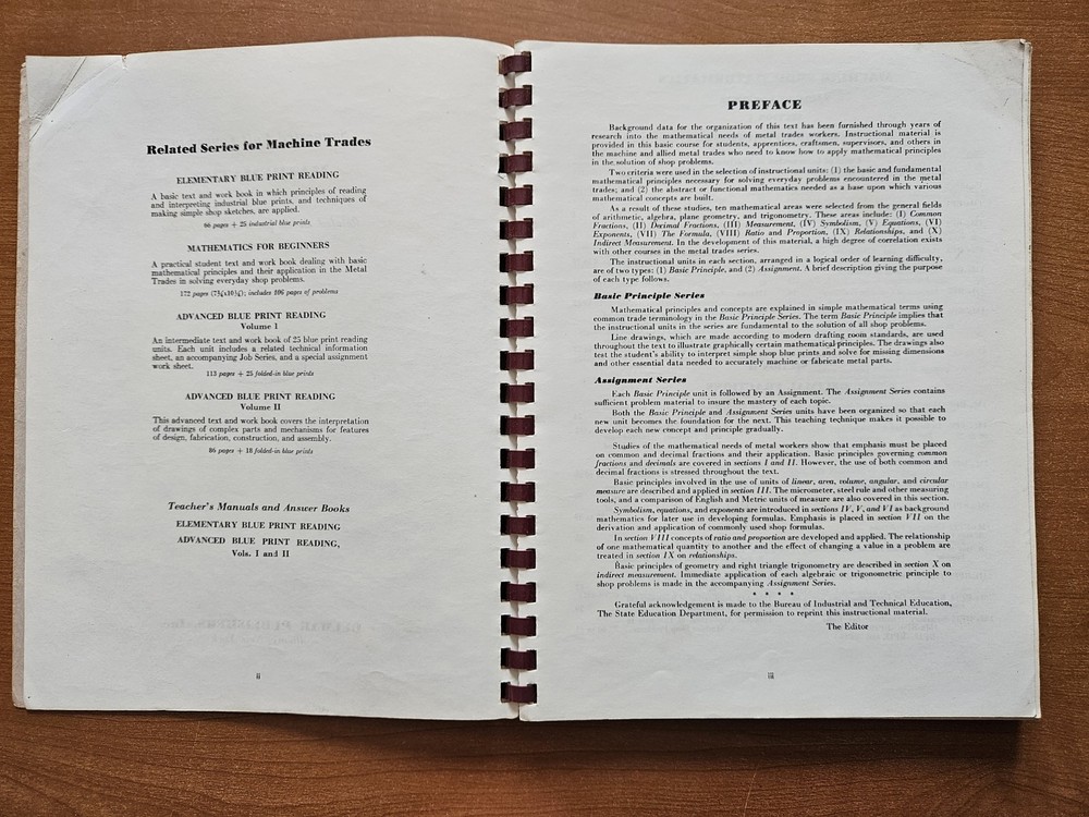 Machine Shop Mathematics Textbook: Machine Shop Series