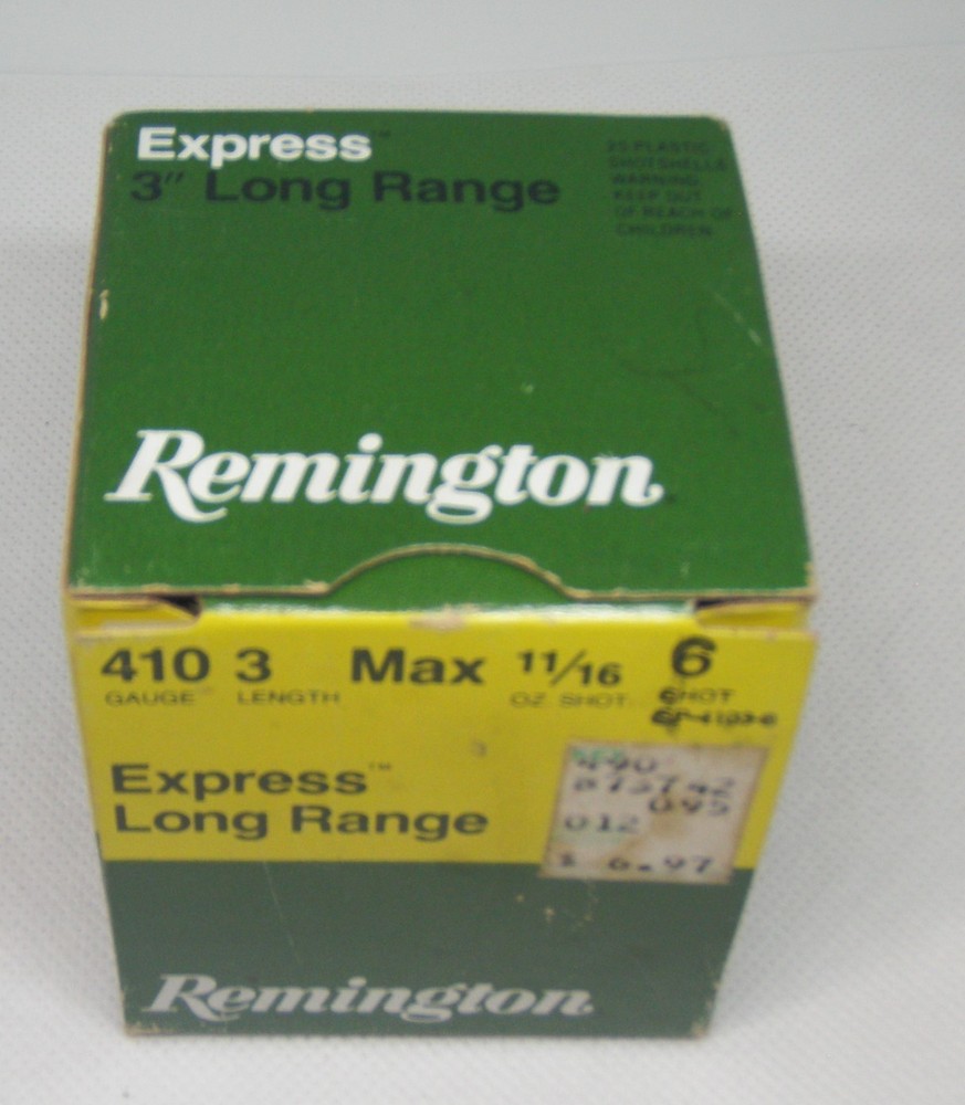 Remington Express  410ga. 3" Extra Long Range Shotgun Shell Box - Empty
