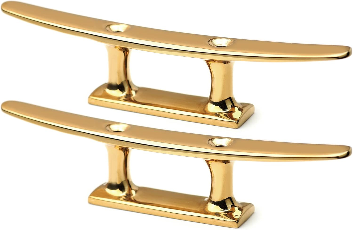 Brass Boat Cleats 6 Inch Brass Color Boat Cleat 316 Stainless Steel Boat Open Ba