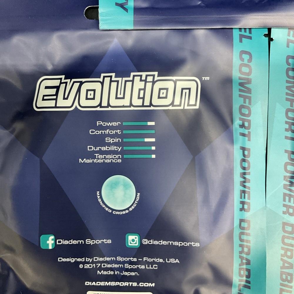 Diadem Evolution Black 17g Tennis String