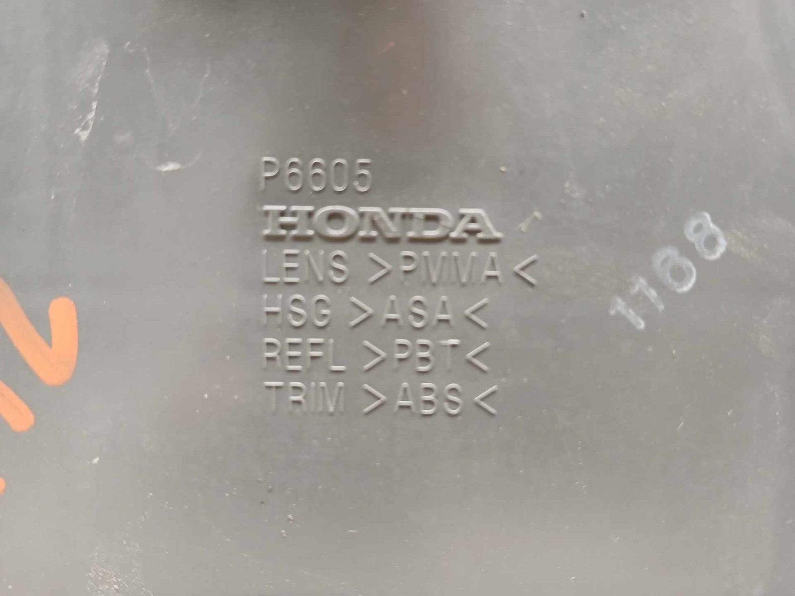 04 05 06 07 08 ACURA TL Rear Trunk License Plate Trim With Camera P6605