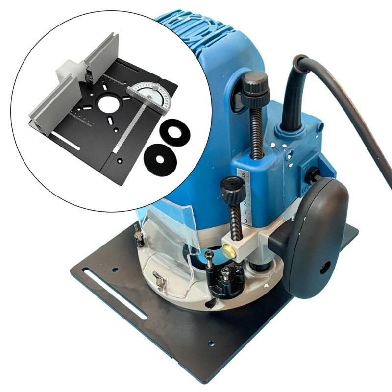 Precise Router Table Insert Plate for DIY Woodworking Enthusiasts Hobbyists