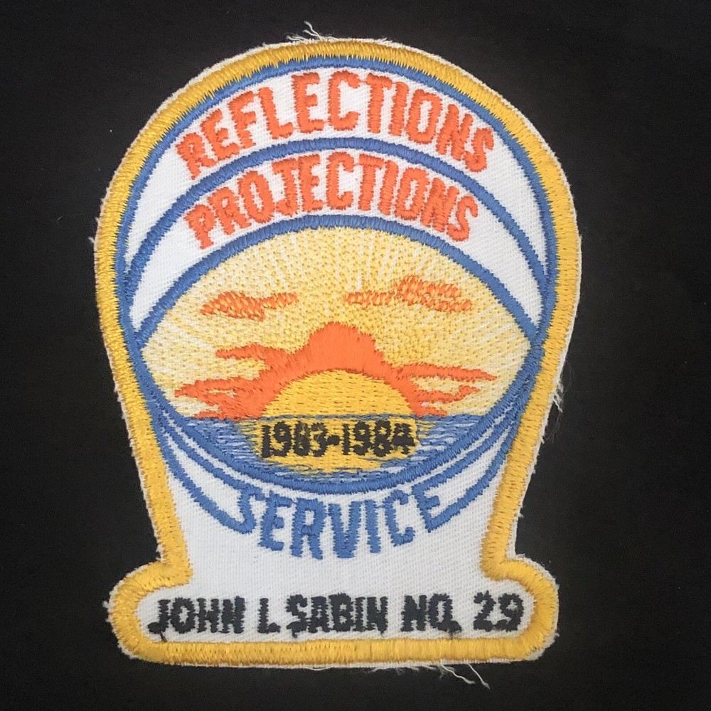 Reflections Projections Service Patch - John L Sabin No. 29 - 3 inch x 4 inch