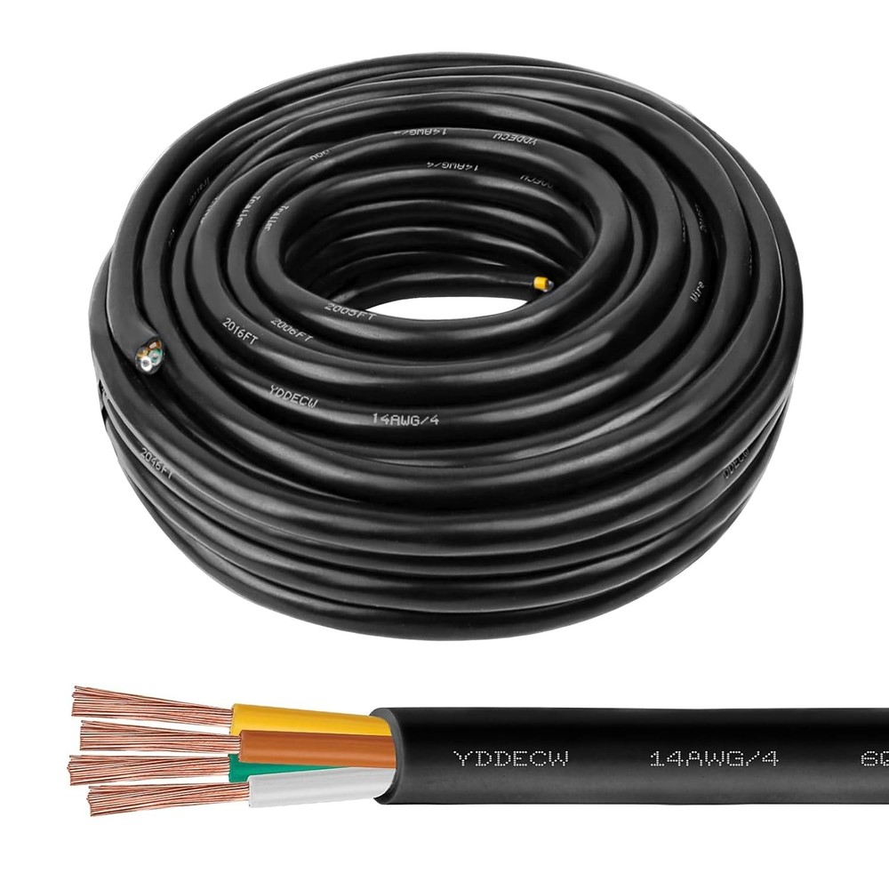 Mini Split Wire 50FT - Weatherproof 14/4 Control Cable