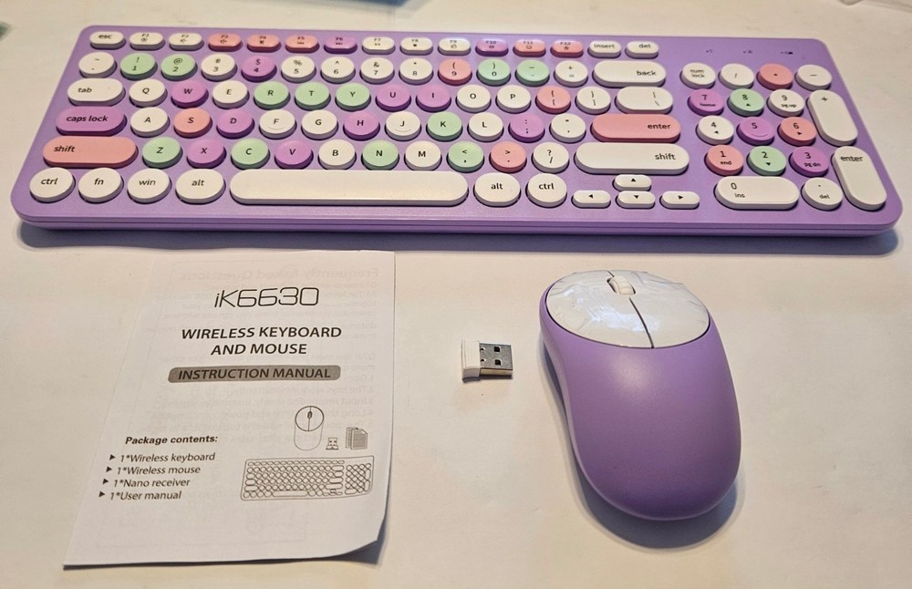 2.4G Wireless Connection Plug and Play Wireless Keyboard and Mouse Combo