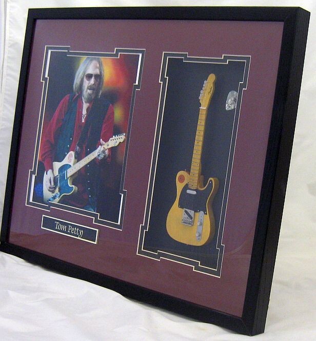 TOM PETTY Guitar Frame Shadowbox The Heartbreakers