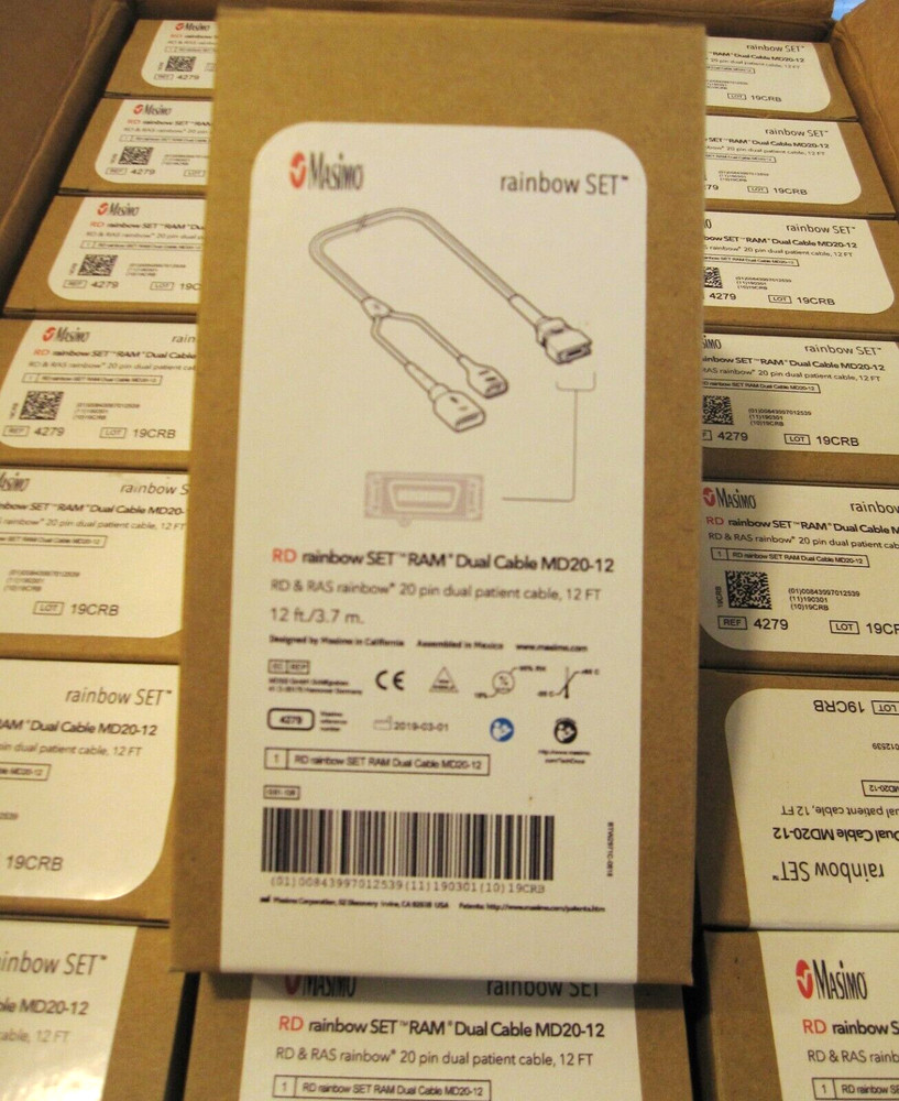 24/CASE LOT Masimo REF 4279 MD20-12