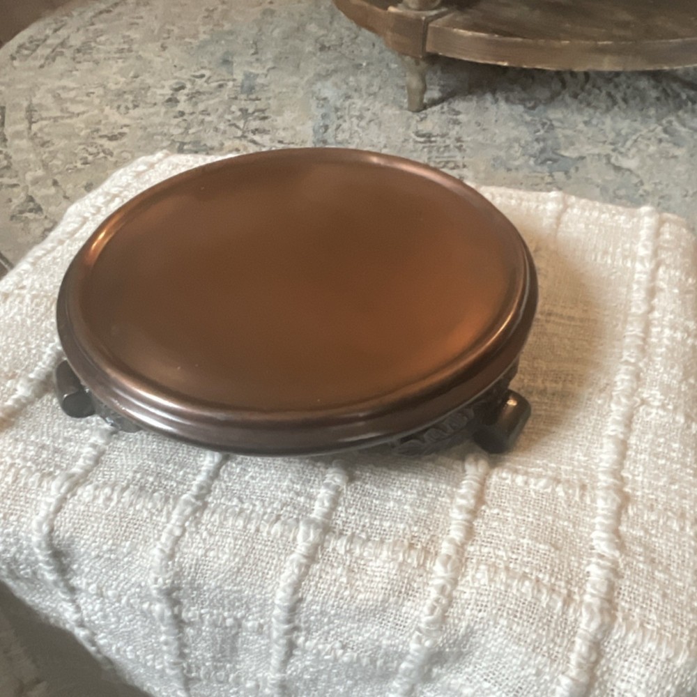 Copper Dish with Feet Made in India