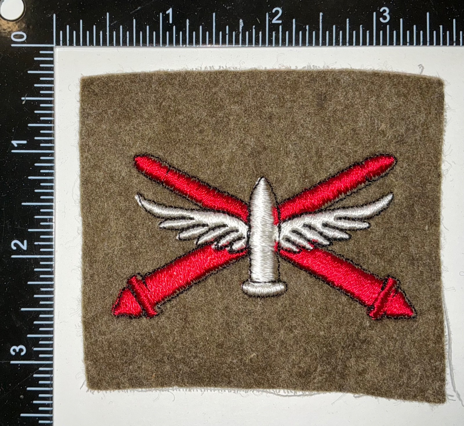 WWII PATCH KING of WWI US Army Coastal Artillery Corps CAC Patch