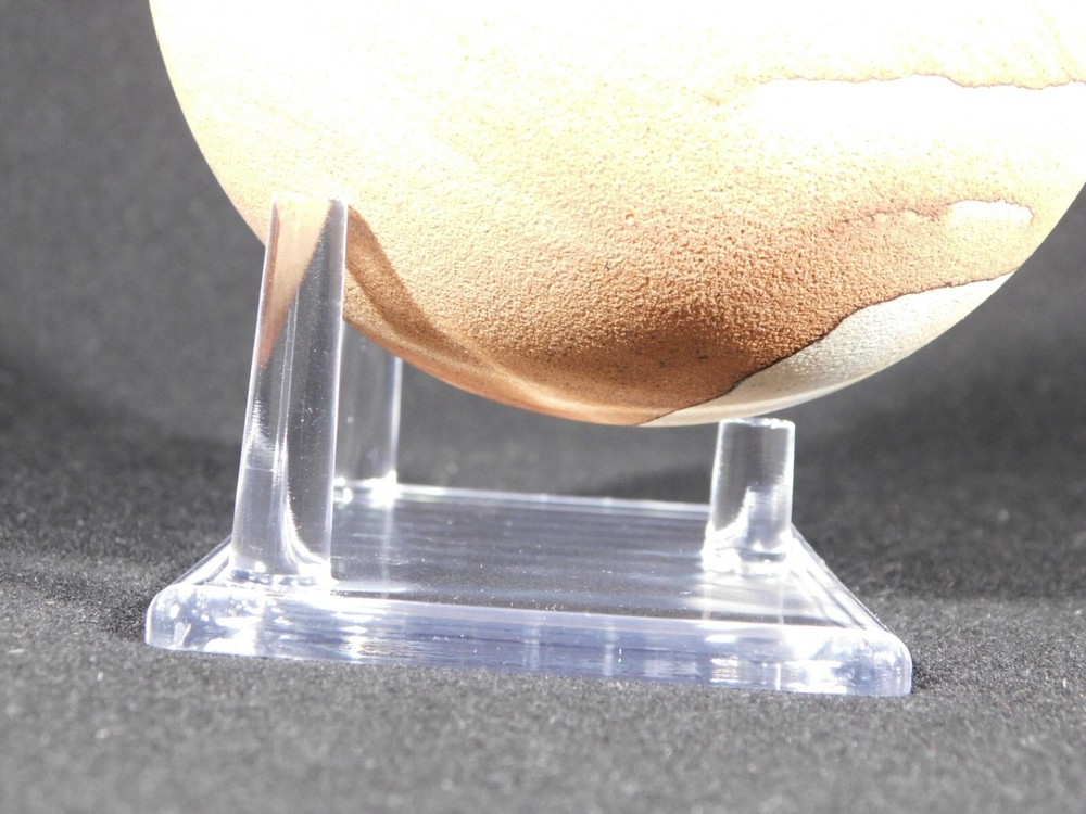 Heavy Duty THREE Post SPHERE Display Stand LARGER Size Clear Acrylic