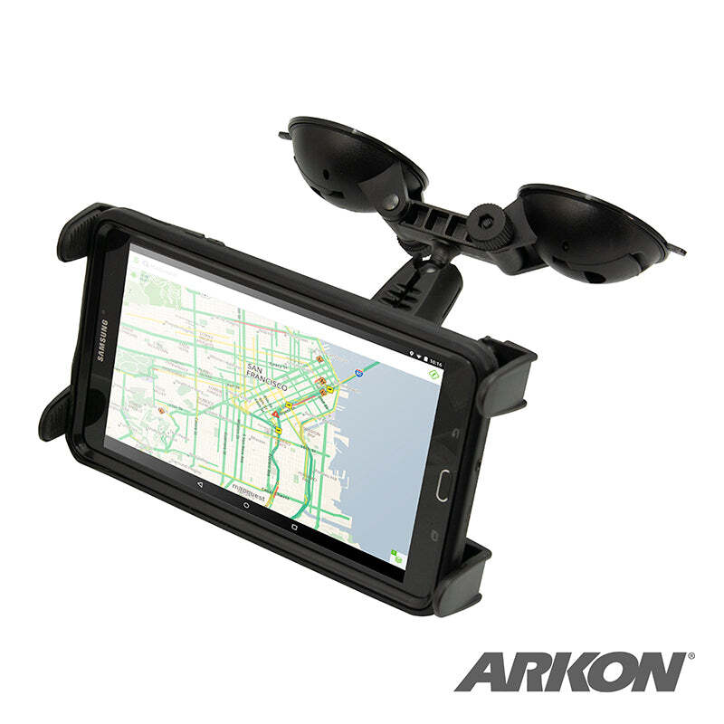 ARKON TABRM2X80 Double Windshield Suction Tablet Mount for Apple iPad Air 2 MORE