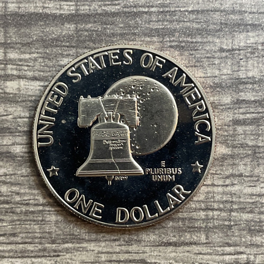 1976 S Type 2 Proof Eisenhower Ike Bicentennial Dollar Clad Dcam Gem