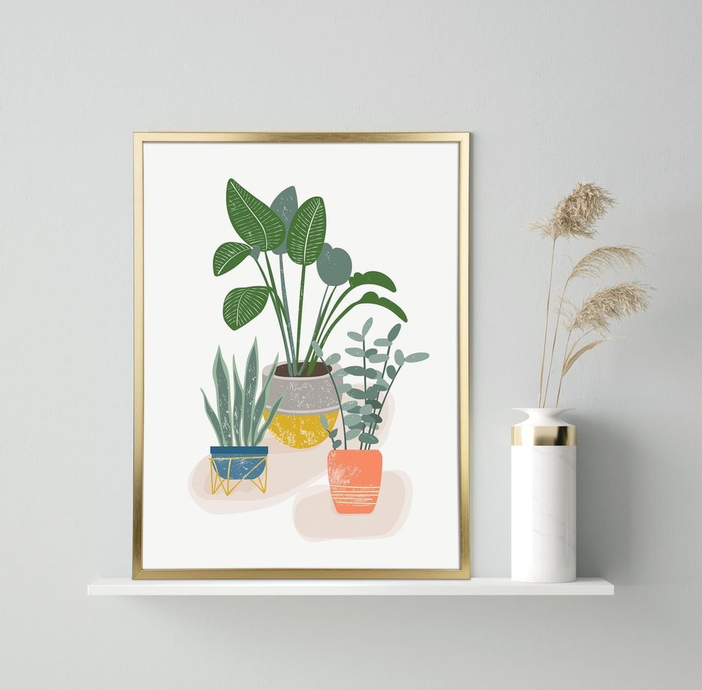 Mainstays 16x20 Thin Flat Gold Poster Frame