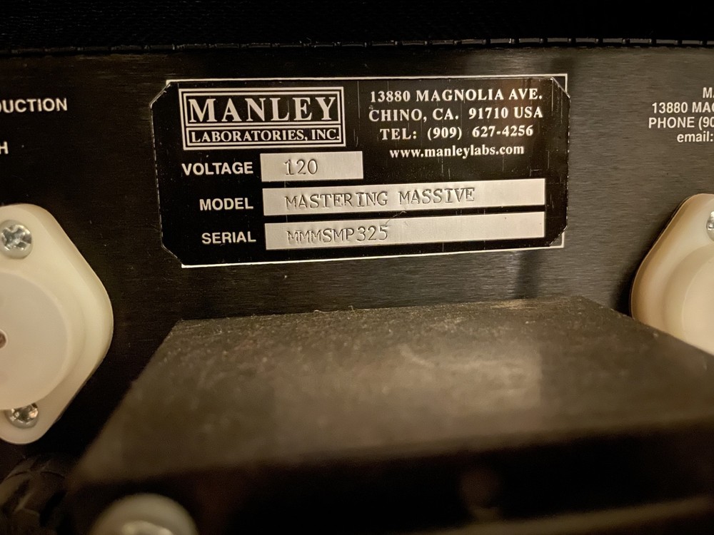 Manley Massive Passive Stereo Tube Equalizer