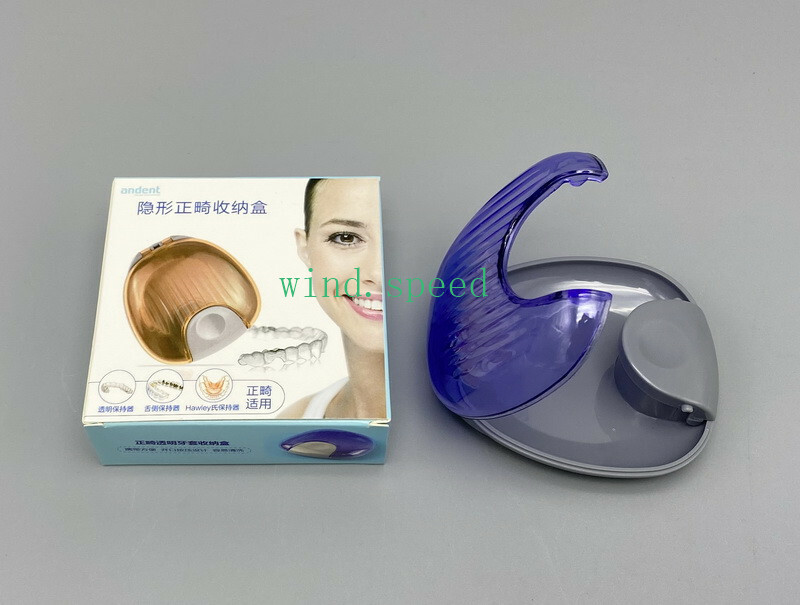 False Teeth Orthodontic Retainer Case Waterproof Container Dentures Dental Tools