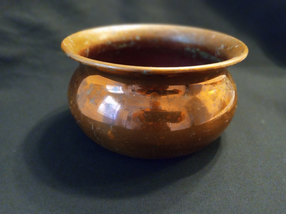 Copper Ware Unique Crafted Solid 5.5"x3.5" Copper Hand Hammered*