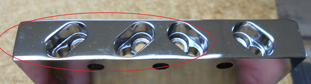 Hipshot 4 String MassKicker Bass Bridge Chrome - OPEN BOX