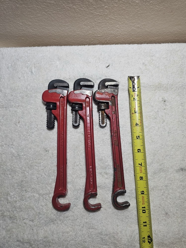 3 Reed RF10 Operator's Pipe Wrenchs