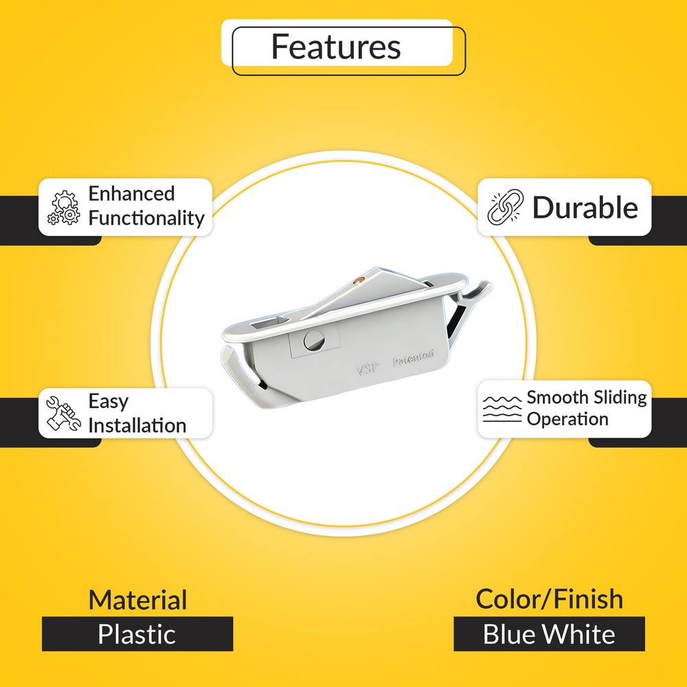 Brixwell Single Action Window Opening Control Devices, Plastic, Blue White Finis