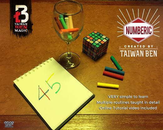 Numberic by Taiwan Ben - Cube Magic - Trick