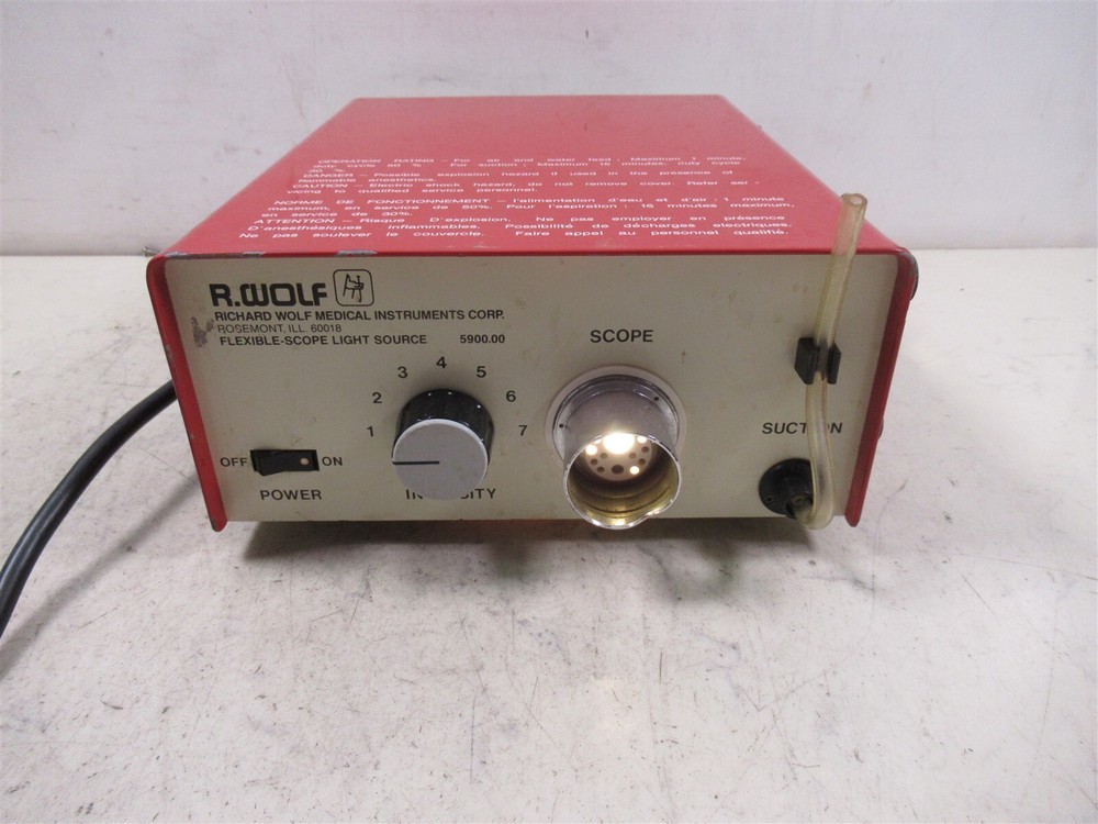 R. Wolf Flexible Scope Light Source 5900.00 Endoscopy Laproscopy