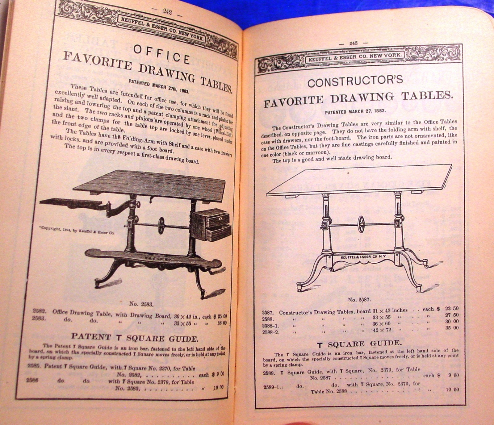 1901 Keuffel Esser Surveying & Drafting Insts. Catalog