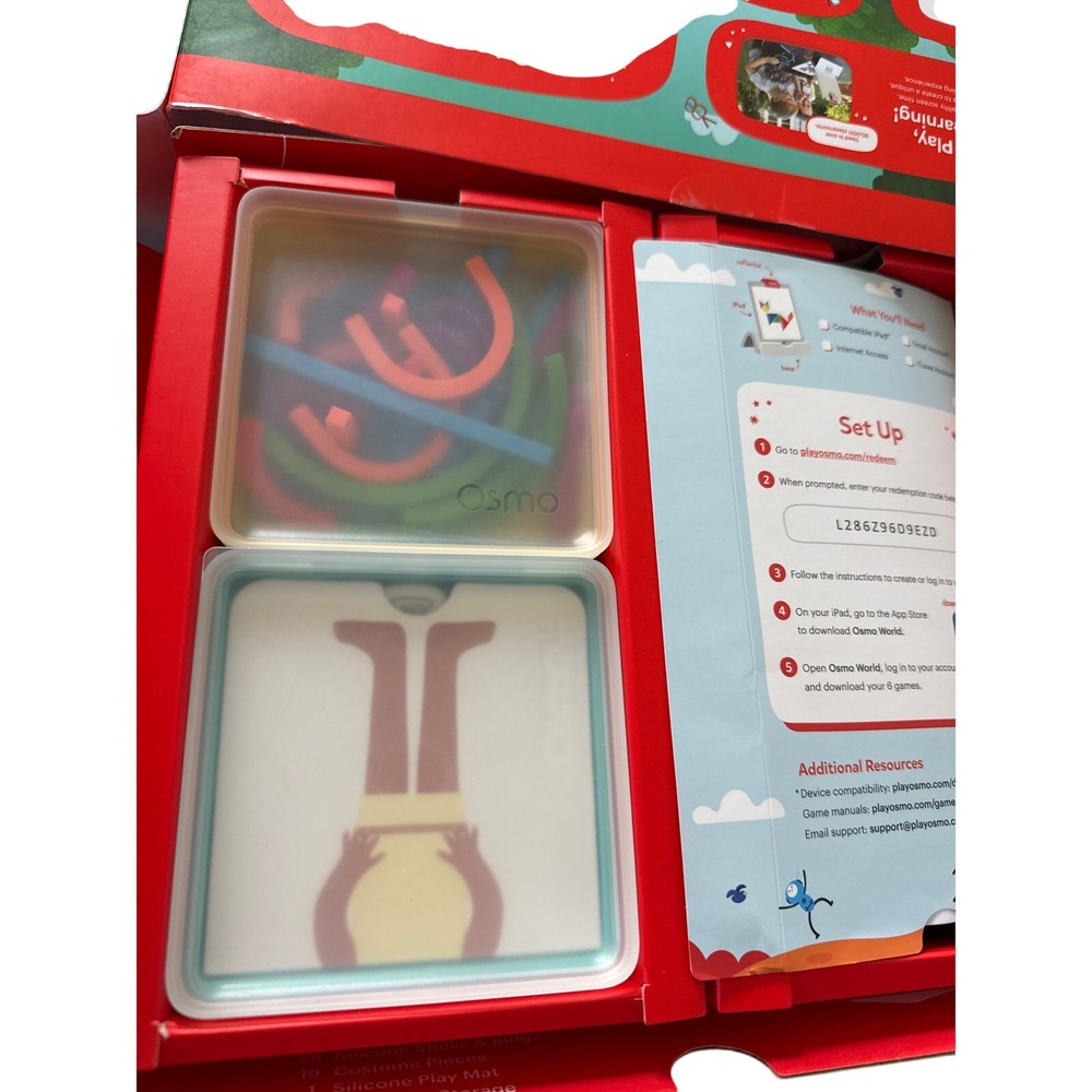 Osmo Little Genius Starter Kit for iPad Problem Solving & Creativity Ages 3-5