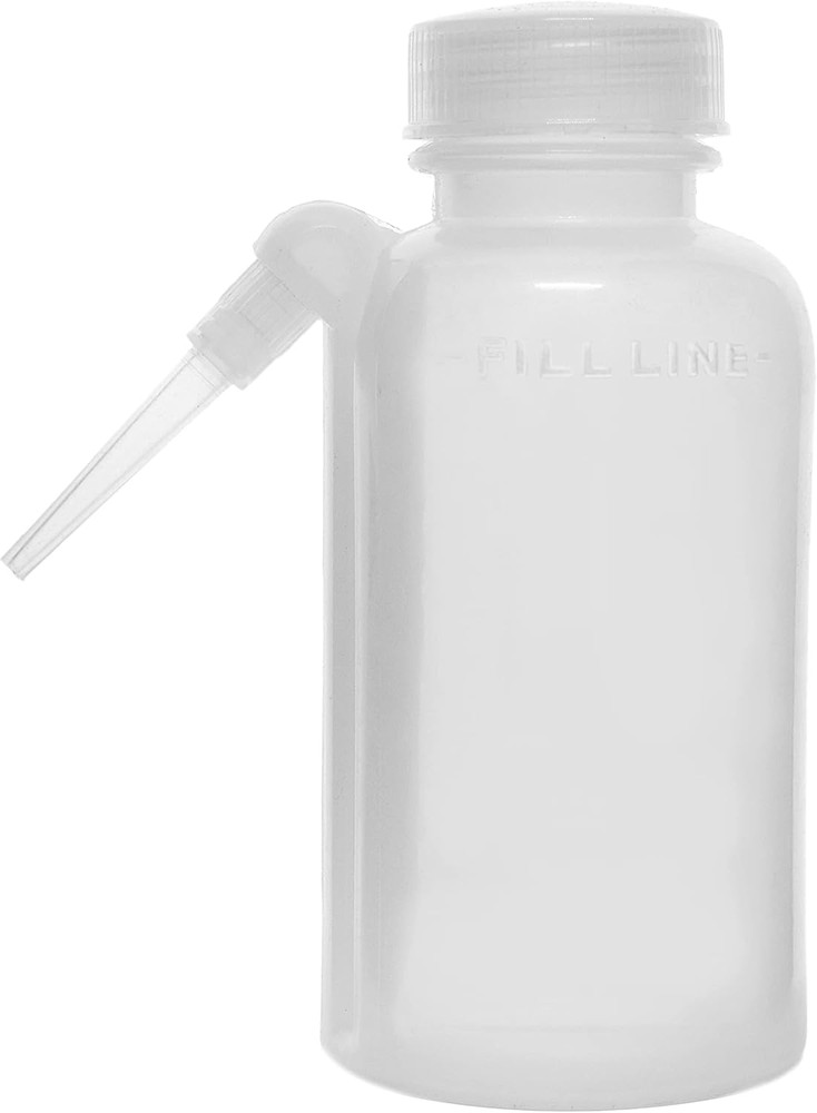 Wash Bottle, 250Ml - Polyethylene - Translucent, Unbreakable - Screw Cap with do