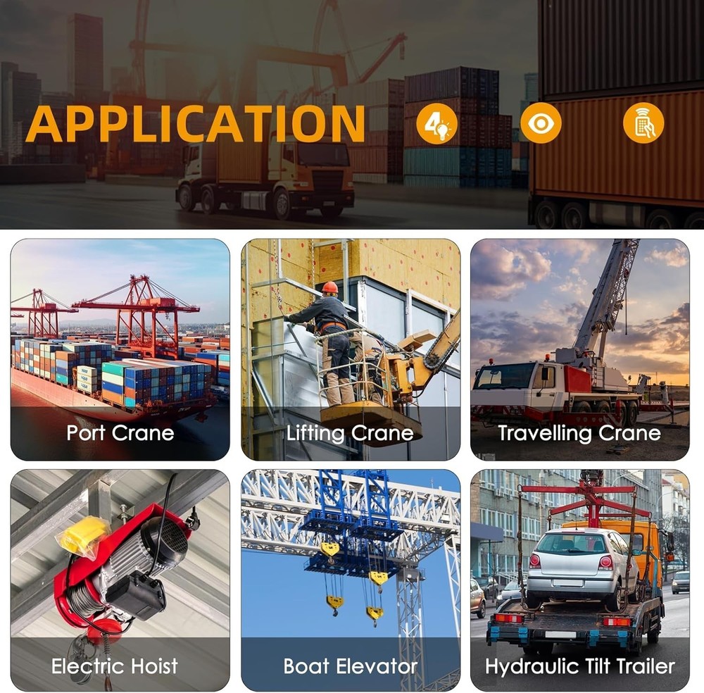 Innovative 2-in-1 Crane Remote - Reliable Control for Heavy Lifting Needs