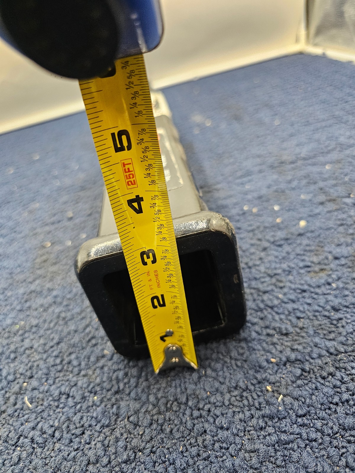 Curt 45795 14" Receiver Tube Extender 2" Shank 3,500 lbs Gloss Black Powder Coat