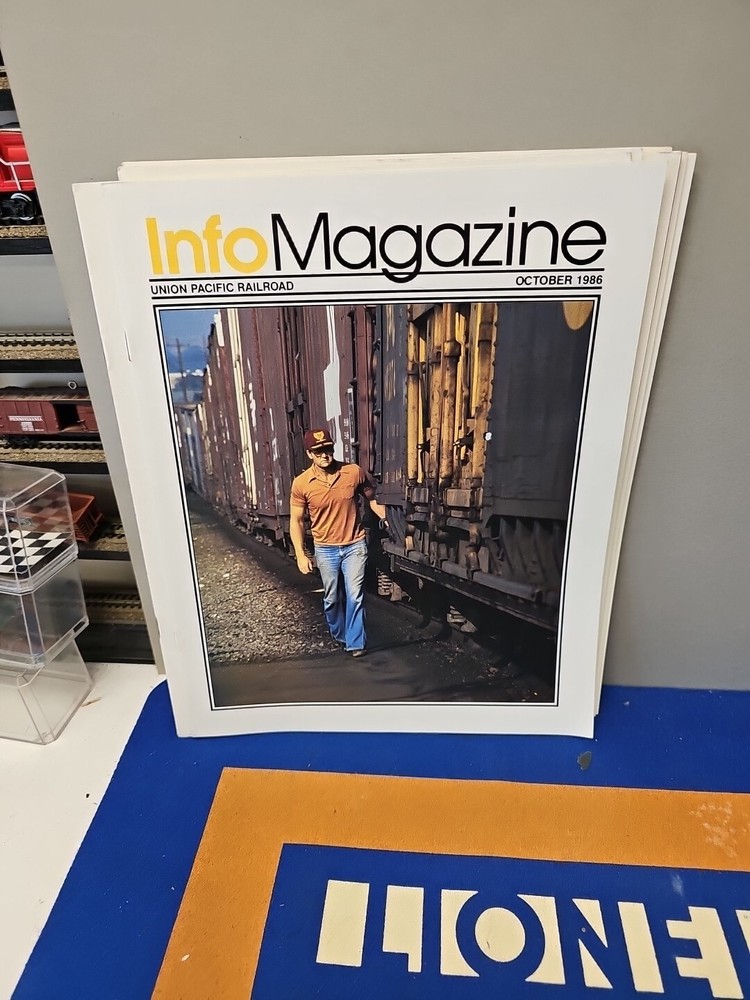 Info Magazine Union Pacific System 1986 11 Issues