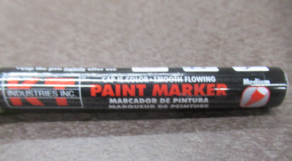 KT INDUSTRIES 5-0020 YELLOW PAINT MARKER