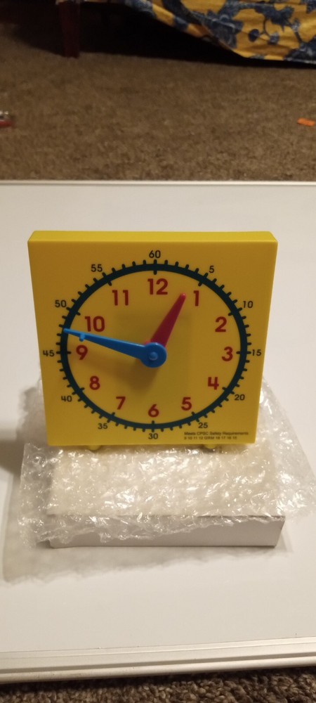 Math Manipulatives Set Student Clock, Geoboard, Compass, Fractions