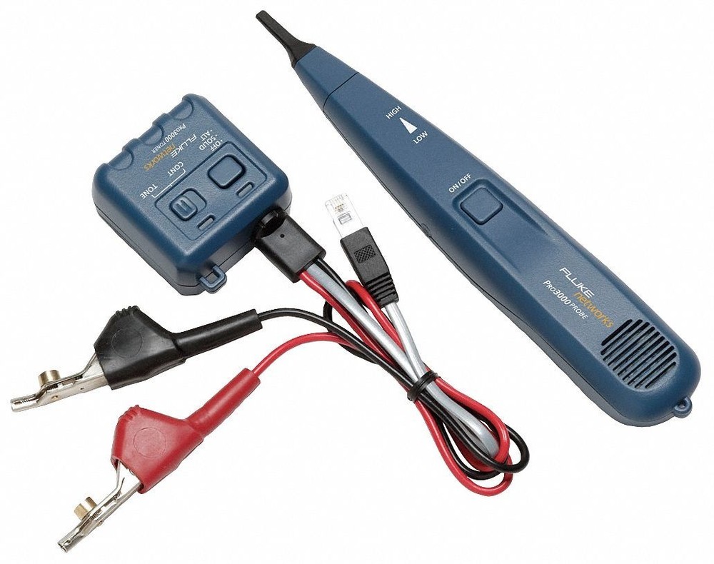 Fluke Networks Pro3000 Tone Generator - Broken Tip - Works Tested