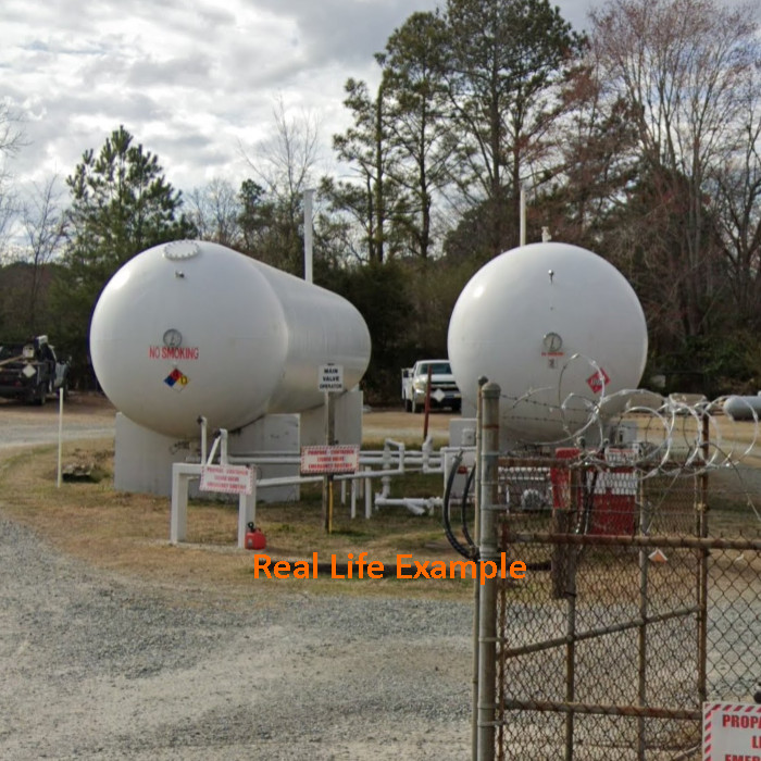 HO Scale 2 Large Propane Tanks