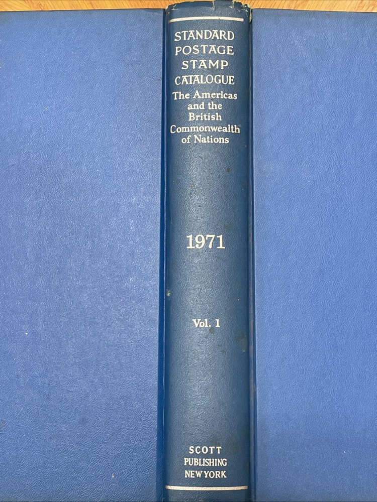 Scott's Standard Postage Stamp Catalogue 1971 Volume 1 Hardcover Book