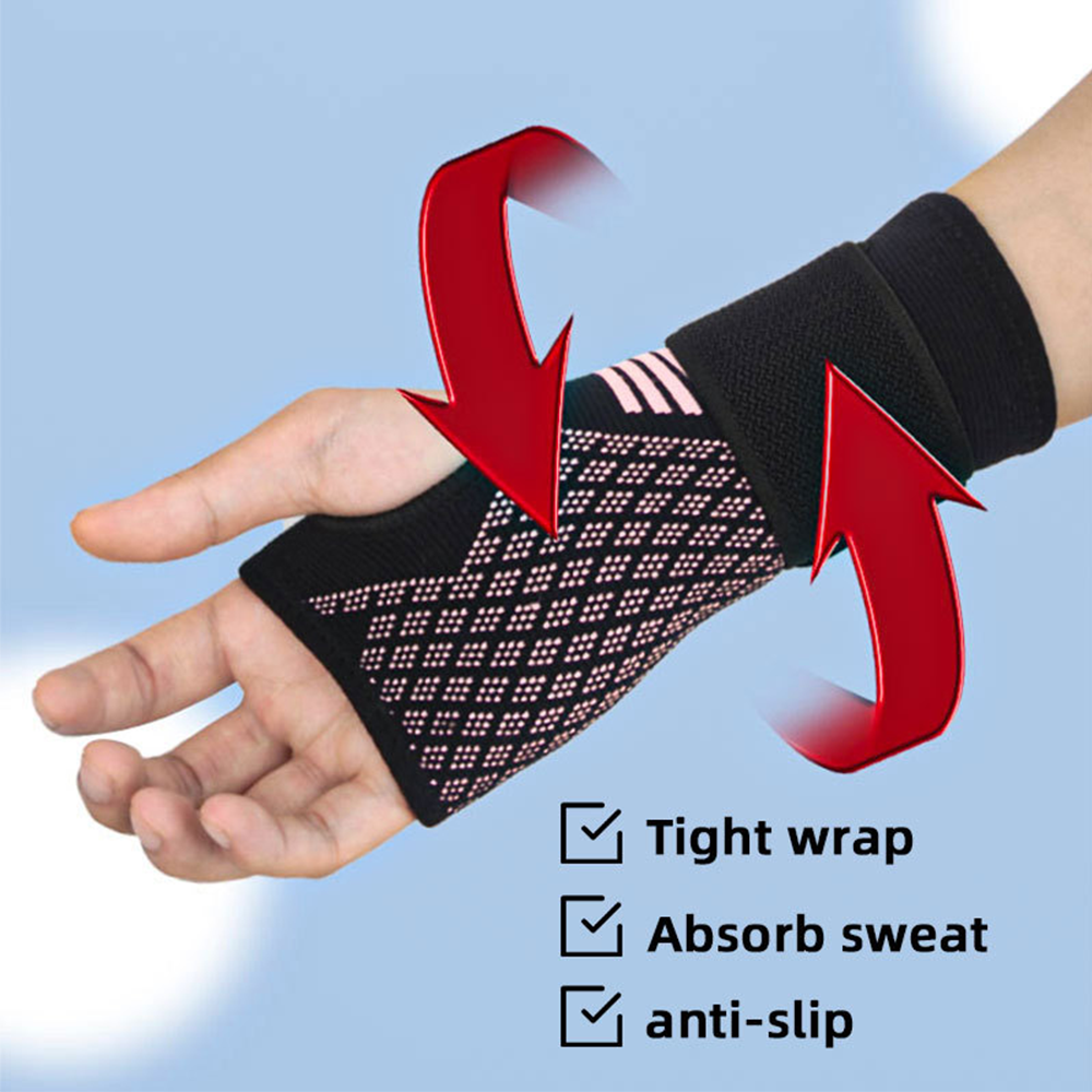 Wrist Hand Support Brace Carpal Tunnel Sprain Arthritis Gym Sports Right / Left