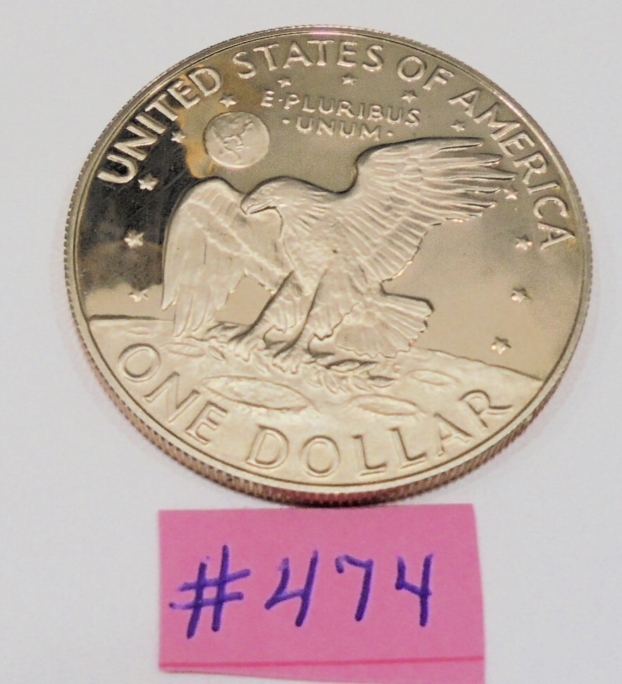 1978 s Clad Proof Uncirculated Eisenhower Dollar From Proof Set #474
