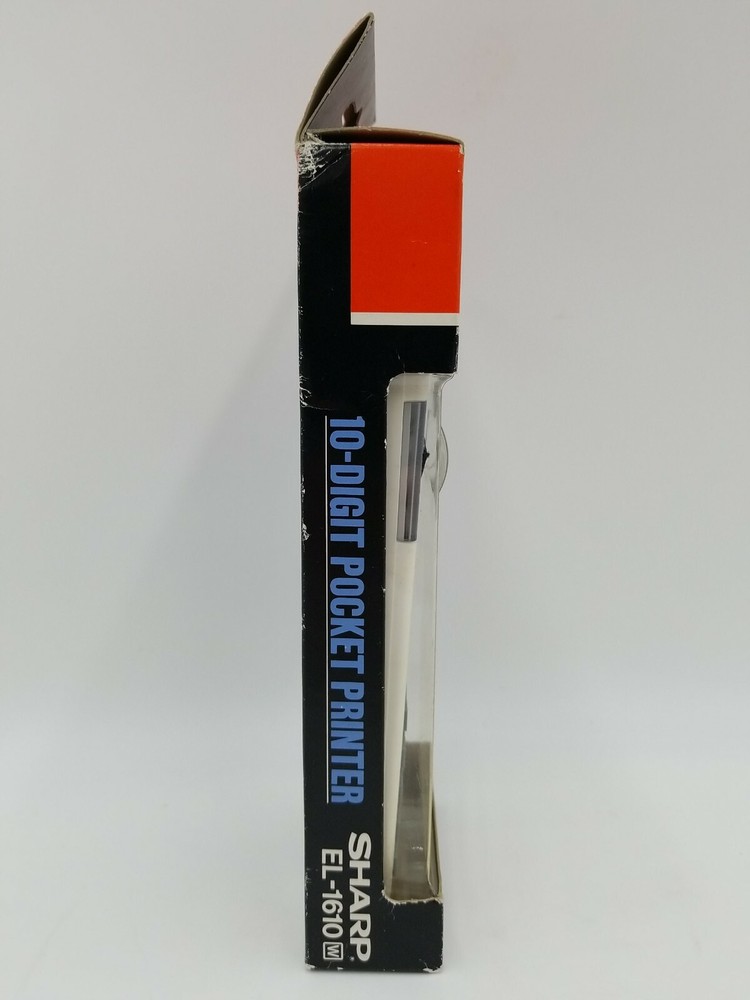 Sharp EL-1610 10-Digit Pocket Printer Calculator 5 Function 15 Keys LCD Screen N