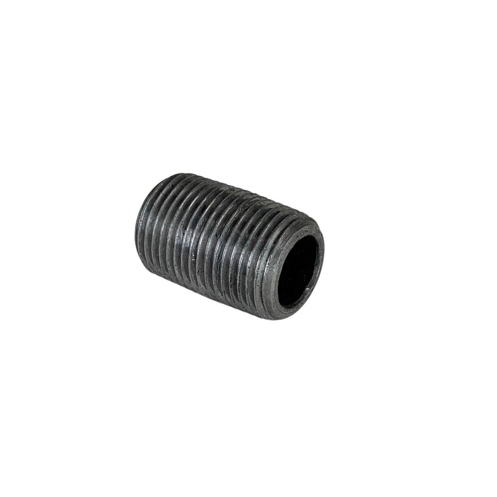 10 Pack Black Iron 3/8" x Close Nipple