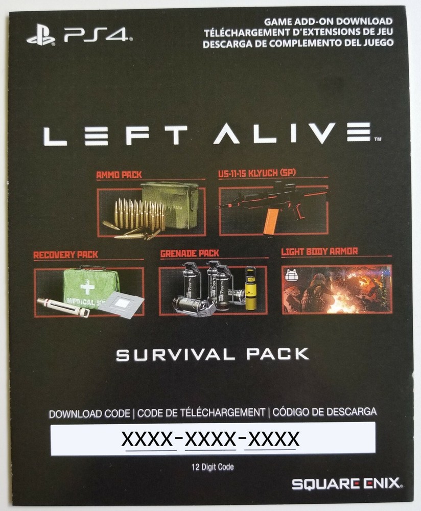 Left Alive Preorder Bonus PS4