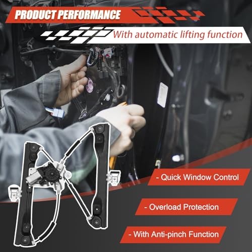 Front Passenger Side Power Window Regulator Compatible with Cruze 2011 748-975