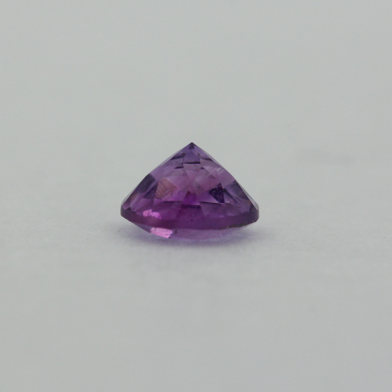 Loose Round Cut Genuine Natural Amethyst Stone Single Purple Birthstone Shape