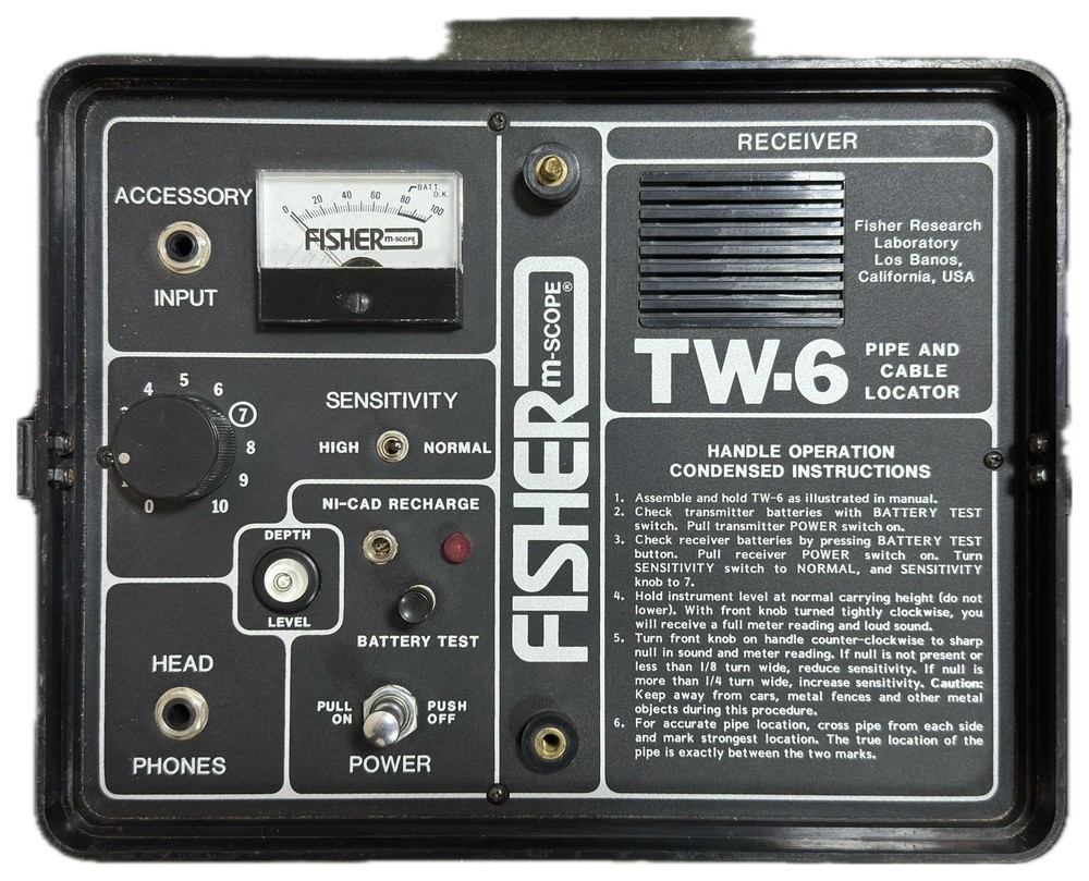 Fisher / Pipe and Cable Locator / TW-6