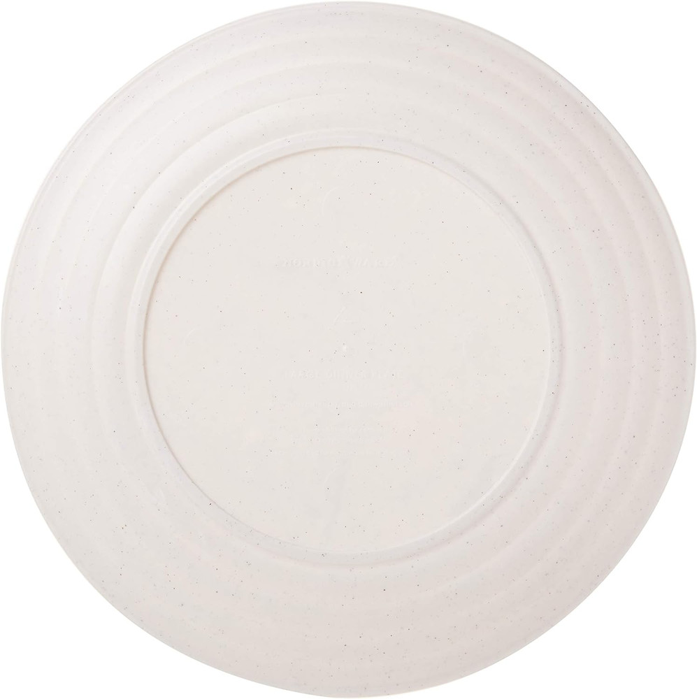 Nordic Ware 10" White Polypropylene Plates for Microwave Serving