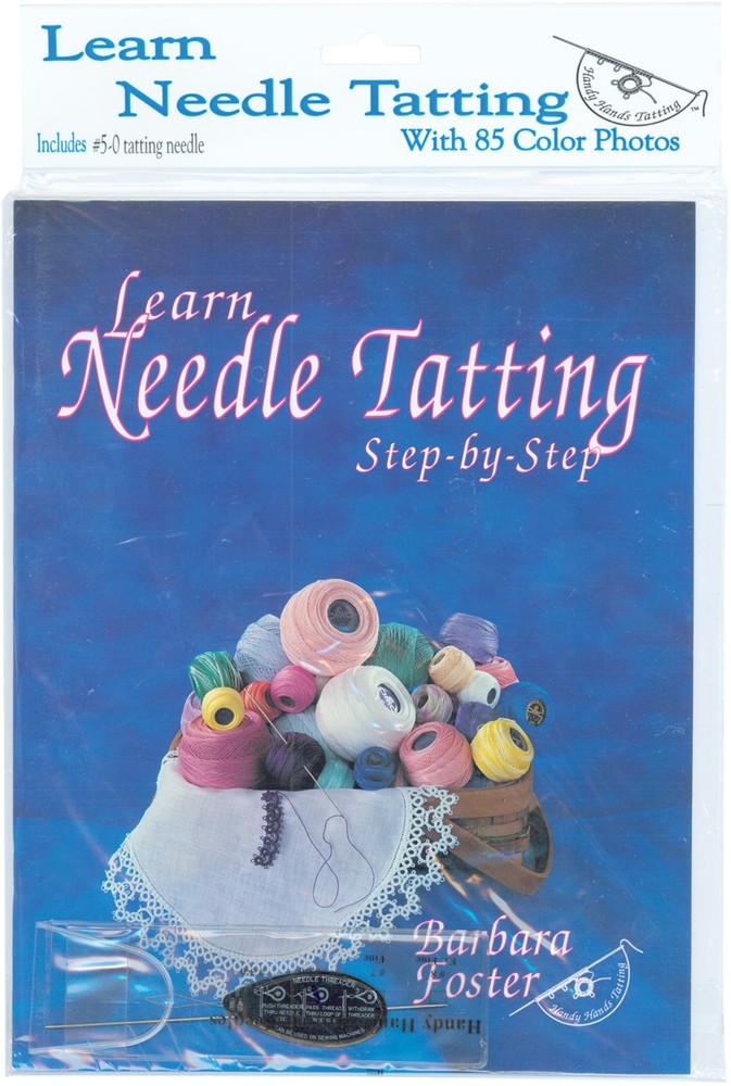Learn Needle Tatting Step-By-Step Kit-W/#5-0 Needle & Threader - ST5P