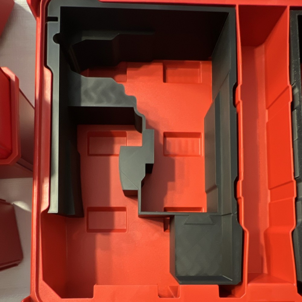 Milwaukee Packout Tool Organizer Red Stackable Foam Inserts Interior Tray