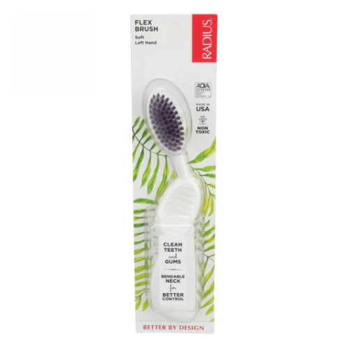 Radius Flex Brush Toothbrush Soft Assorted Colors Right