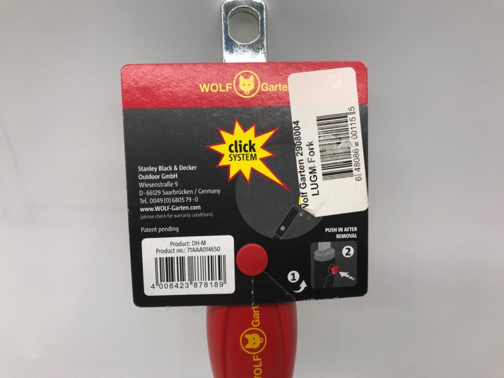 Wolf Garten Click System Weed Scraper DH-M