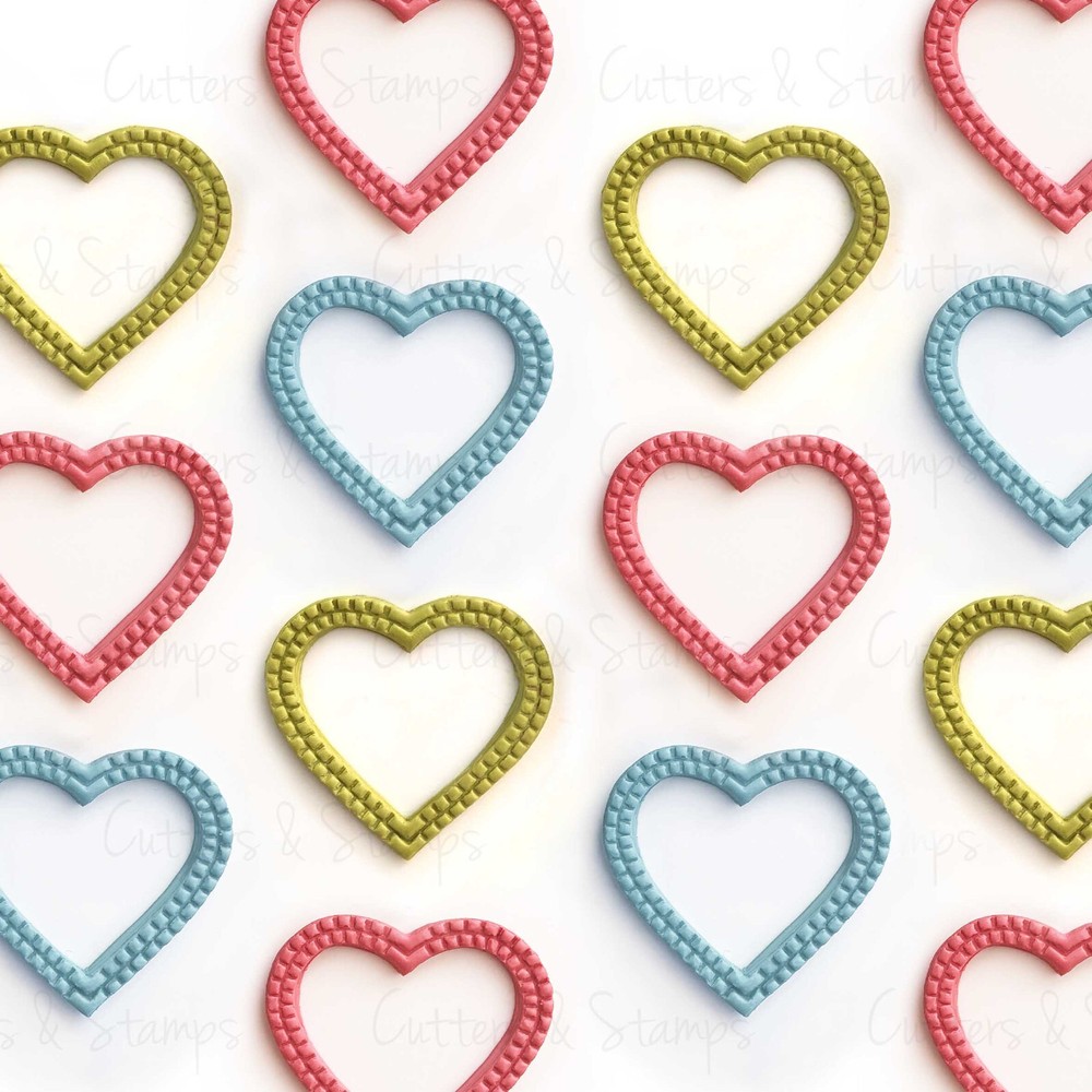 LOVER'S FRAME Polymer Clay Cutter | Valentine Shape Cutter |